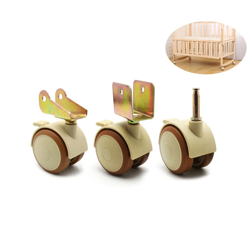 4 Stück 2'' Möbel-Schwenkrolle – Baby Nursery Trolley Bewertung und Preis