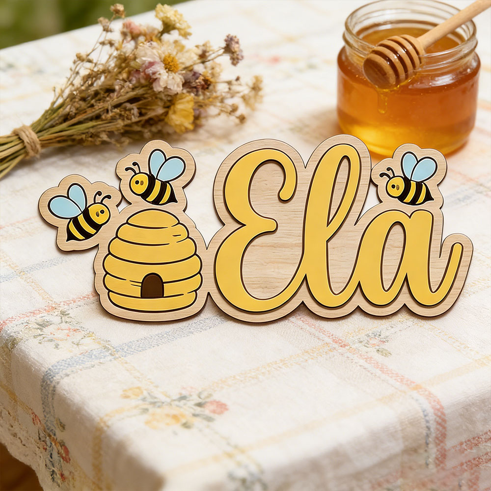 Personalisiertes Niedliches Bi – Baby Nursery Decor Girl Bewertung und Preis