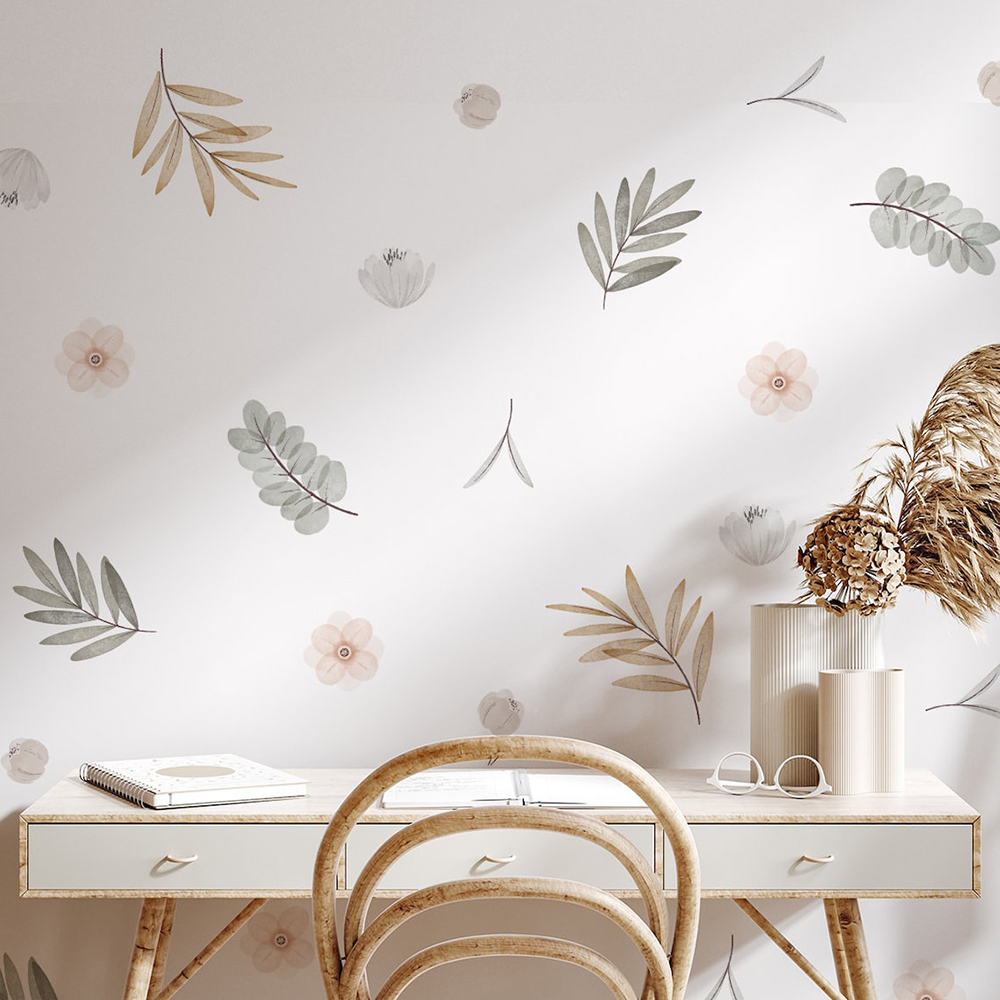 Boho Blätter Botanische DIY Wa – Baby Nursery Decor Girl Bewertung und Preis